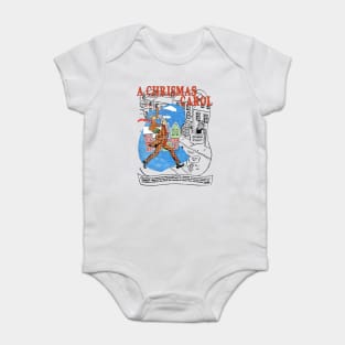 A Classic Christmas Carol Comic Design Baby Bodysuit